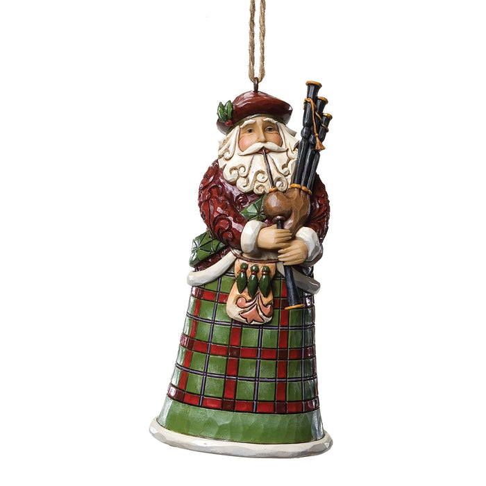 Scottish Santa Ornament