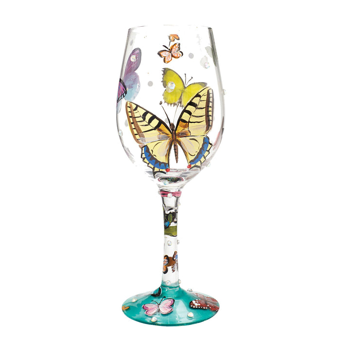 Wine Glass Butterflies