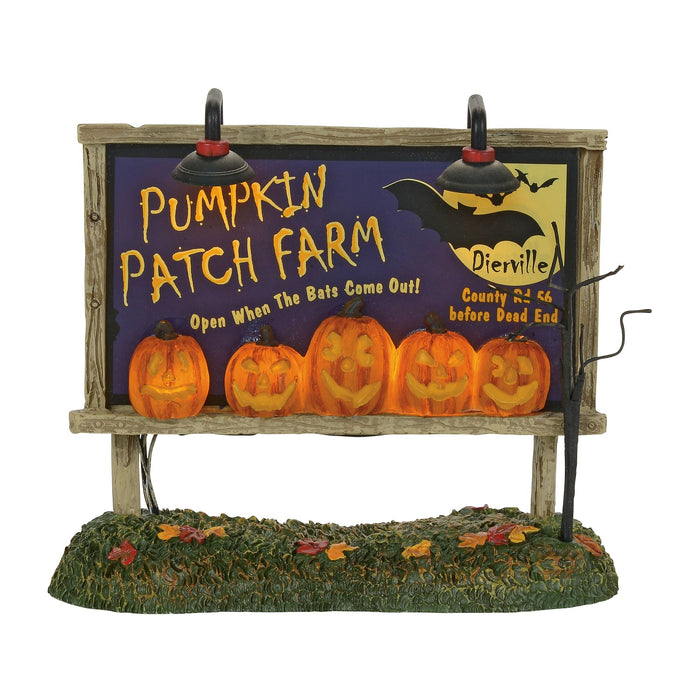 Lit Pumpkin Patch Billboard