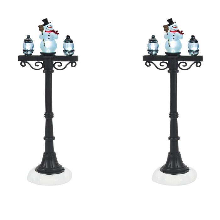 Snowman Street Lights