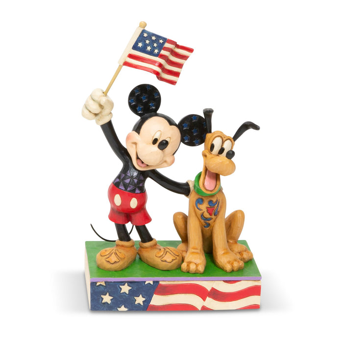 Mickey and Pluto Patriotic