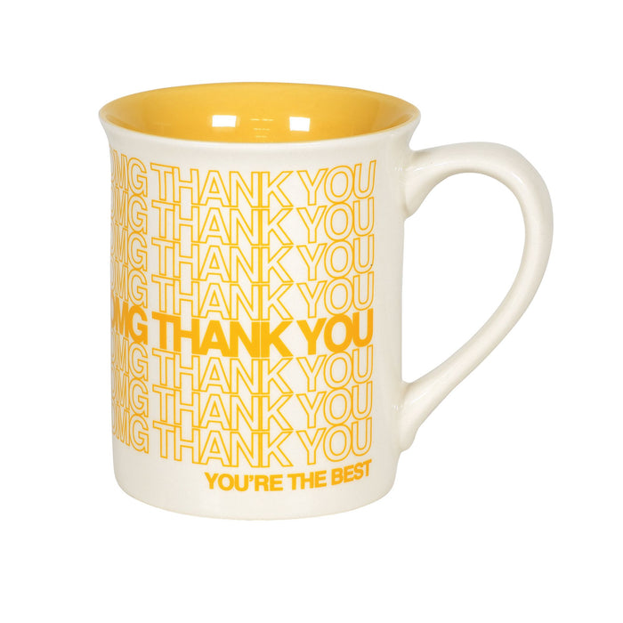 OMG THANK YOU REPEAT TYPE MUG