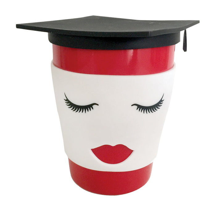 Grad Female Mug with Silicone