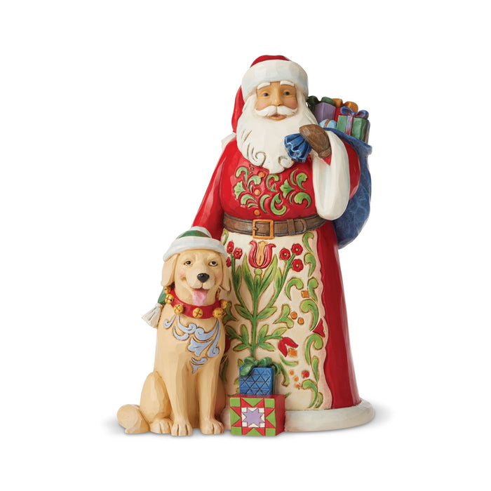 Santa with Dog