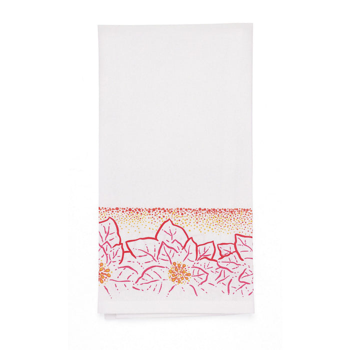 Poinsettias Bar Towel