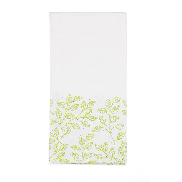 Spring Leaves Bar Towel