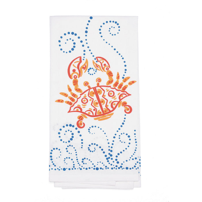 Red Crab Bar Towel