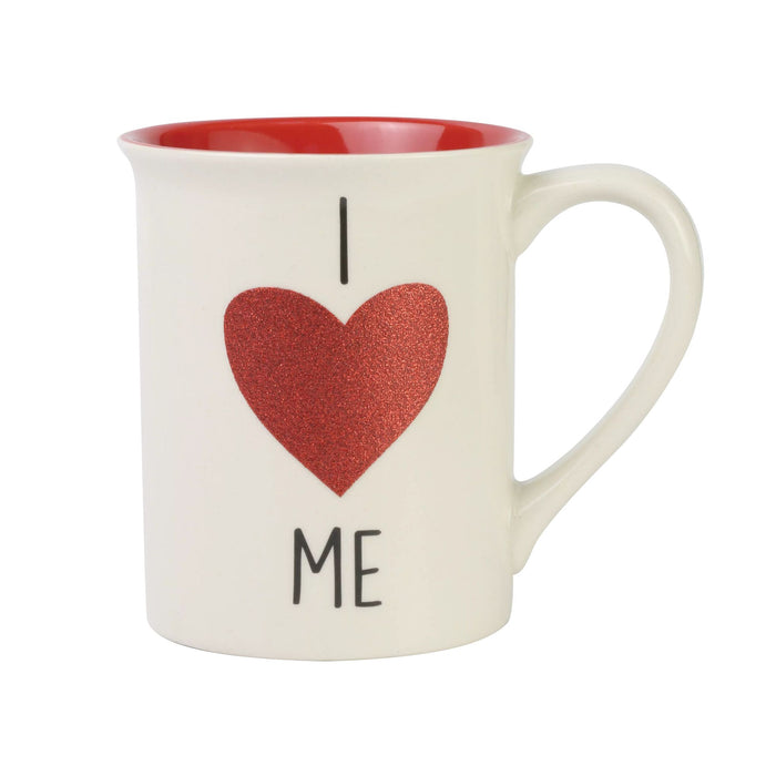 I heart Me Glitter Mug