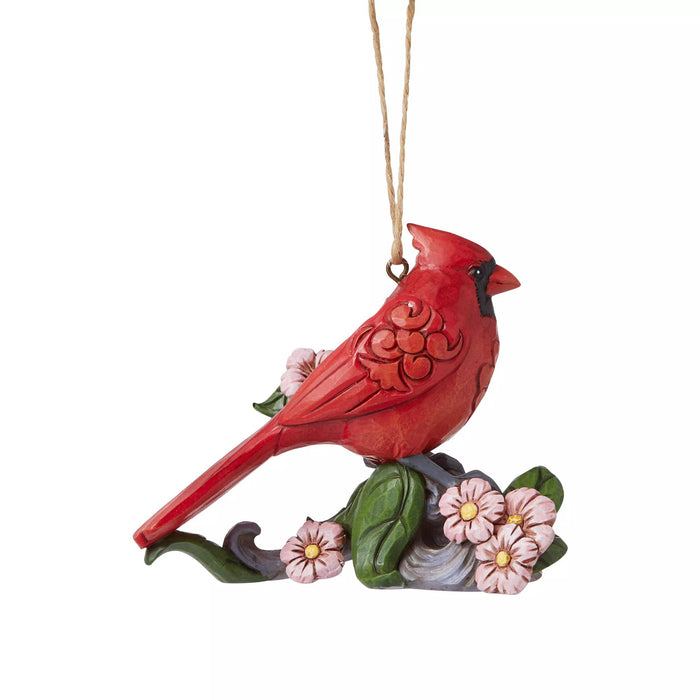 Caring Cardinals Flower Orn