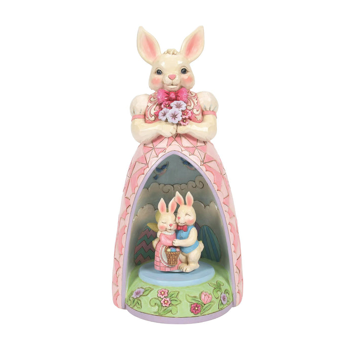 Bunny Lighted Rotating Scene