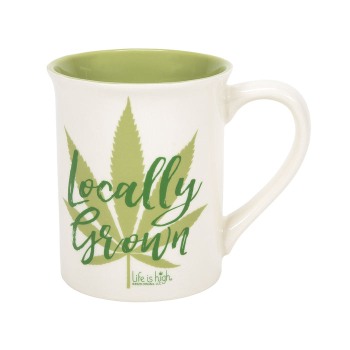 LOCALLY GROWN MUG LIFE IS HIGH