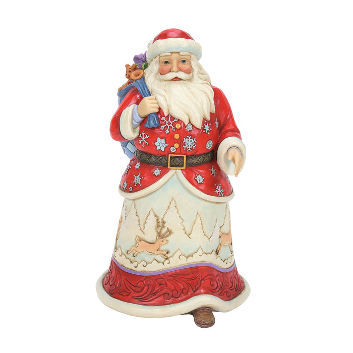 Santa with Bag Over Shoulder