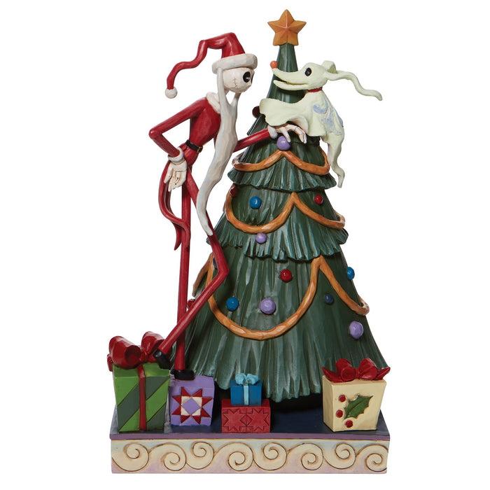 Santa Jack and Zero with Tree