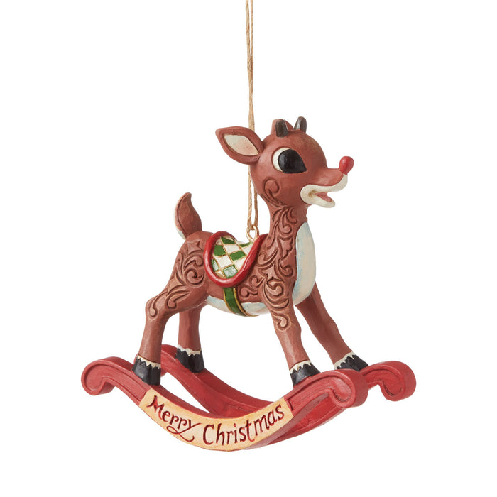 Rudolph Rocking Horse Ornament