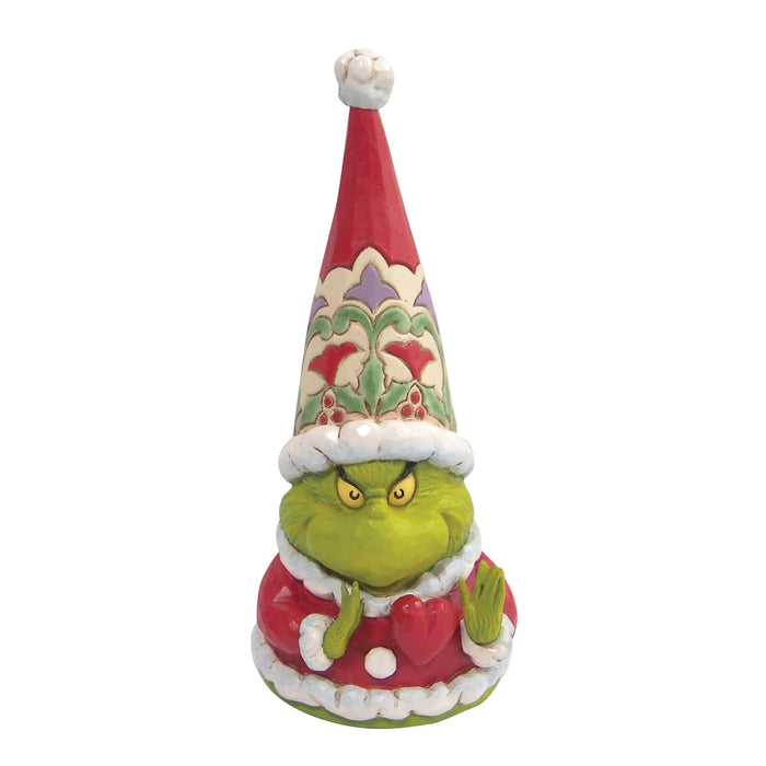 Grinch Gnome with Large Heart