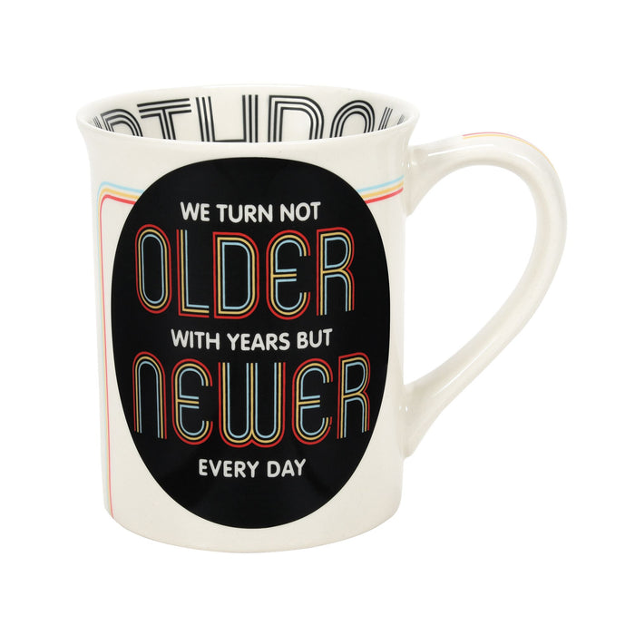 OLDER NEWER OVER THE HILL MUG