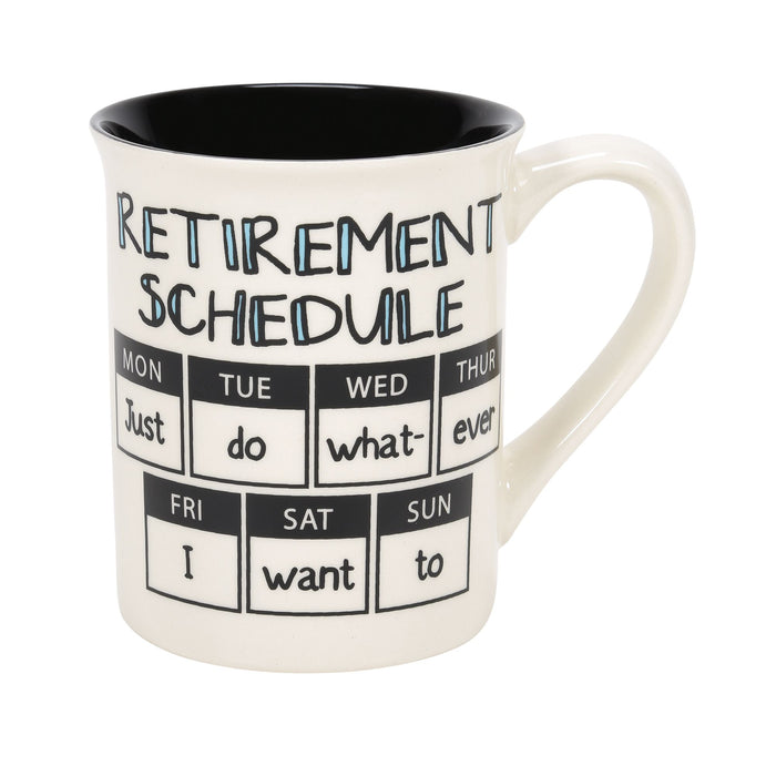 RETIREMENT CALENDAR MUG