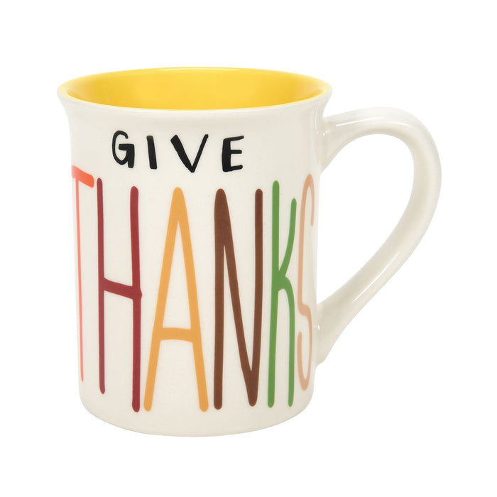 GIVE THANKS MUG