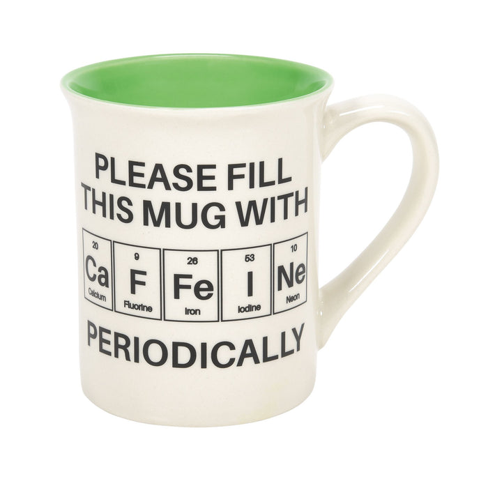 CAFFEINE PERIODIC TABLE MUG