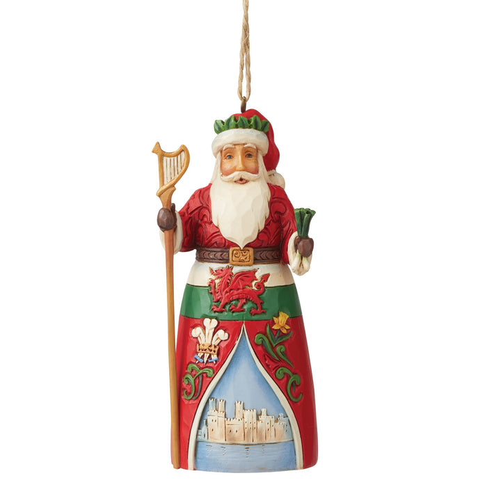 Welsh Santa Ornament