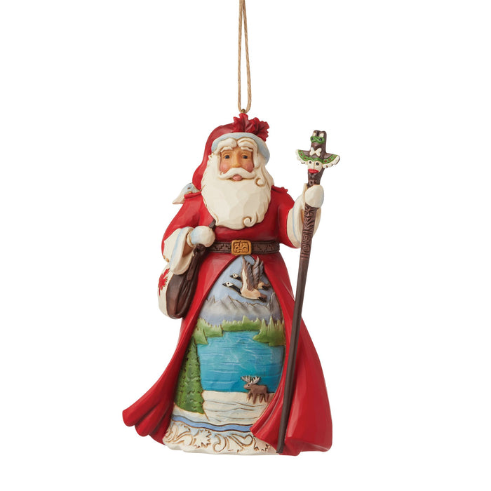 Canadian Santa Ornament