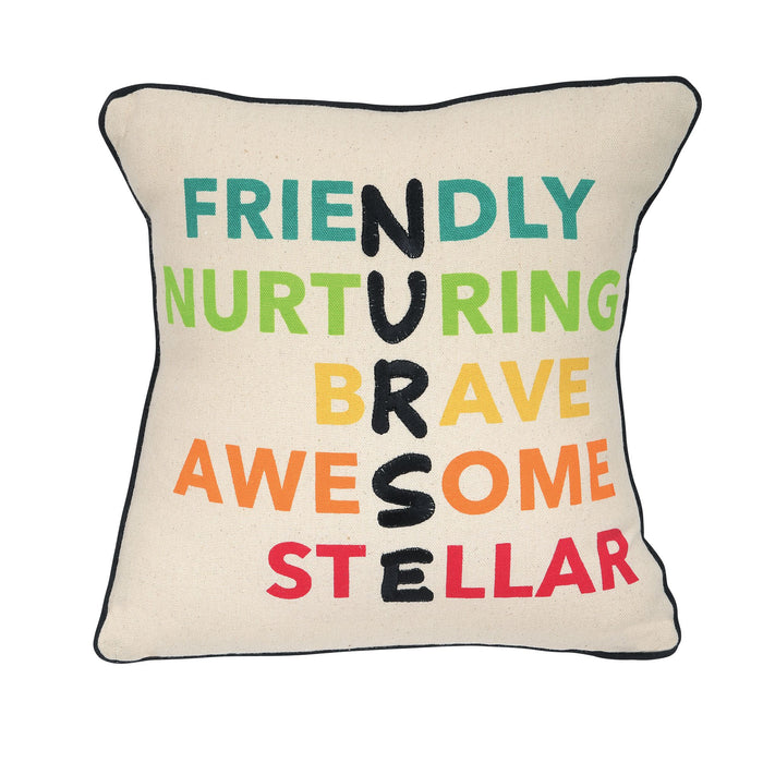 NURSE ANAGRAM PILLOW