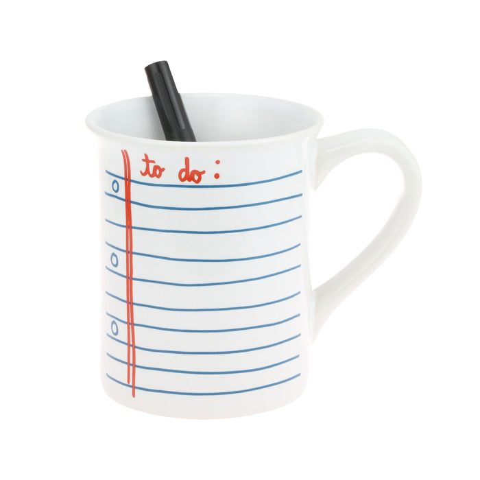 DRY ERASE TO DO MUG WITH PEN