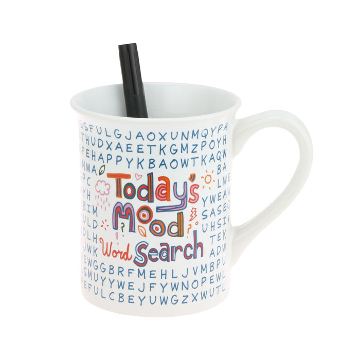 DRY ERASE TODAY MOOD MUG W PEN