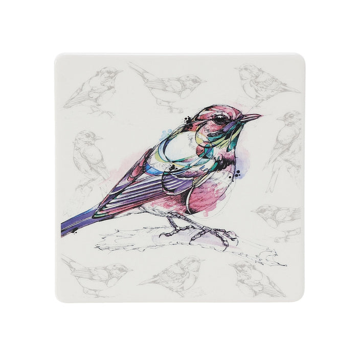 Magenta Bird Trivet