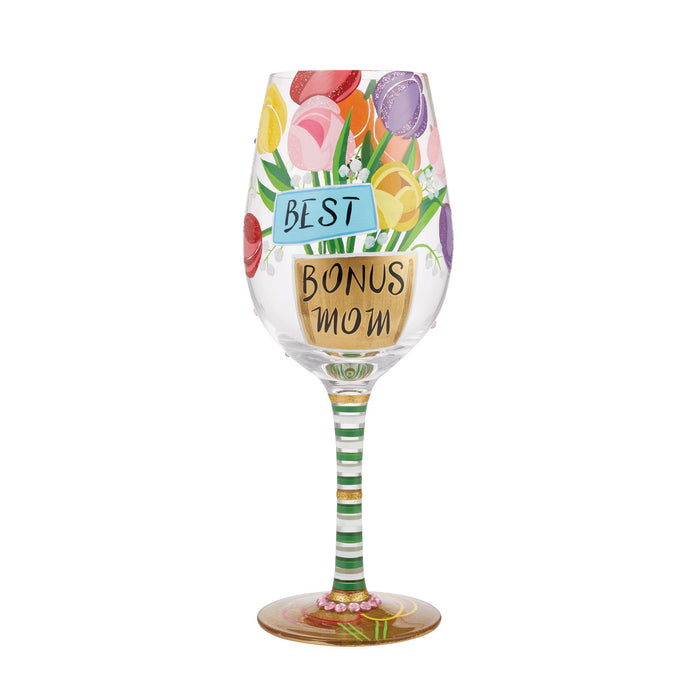 Wine Glass Best Bonus Mom