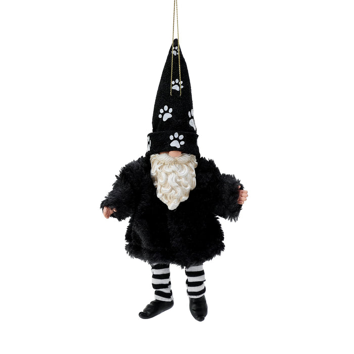 Gnome Furry Pet Orn BLK