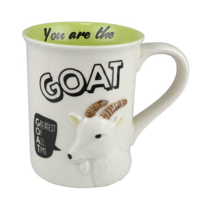 Sculpted GOAT mug 16 oz