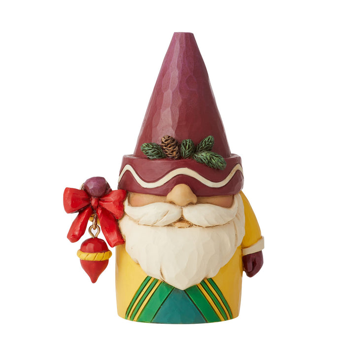 Gnome Holding Ornament