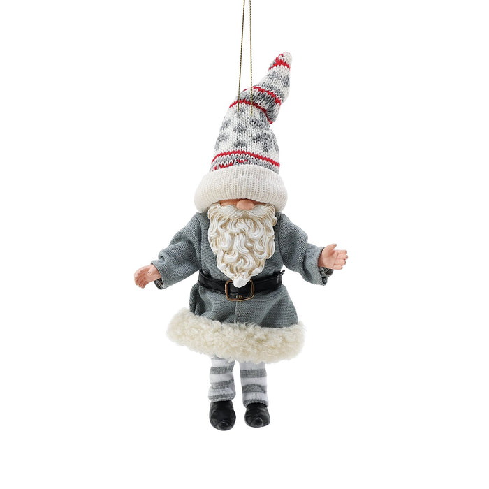 Gnome Grey Coat Orn