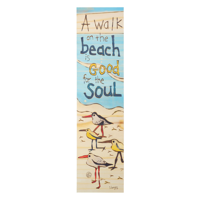 Walk on the Beach Porch Sign