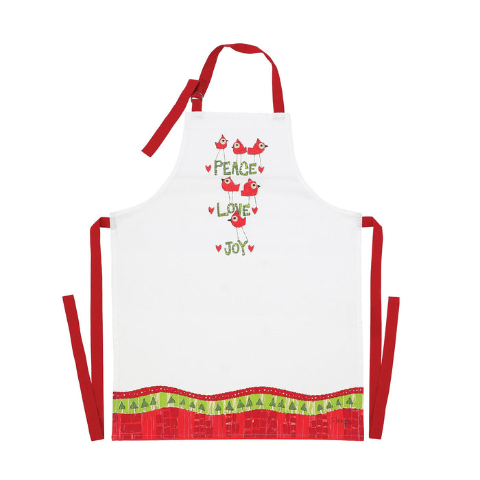 Red Birds Apron