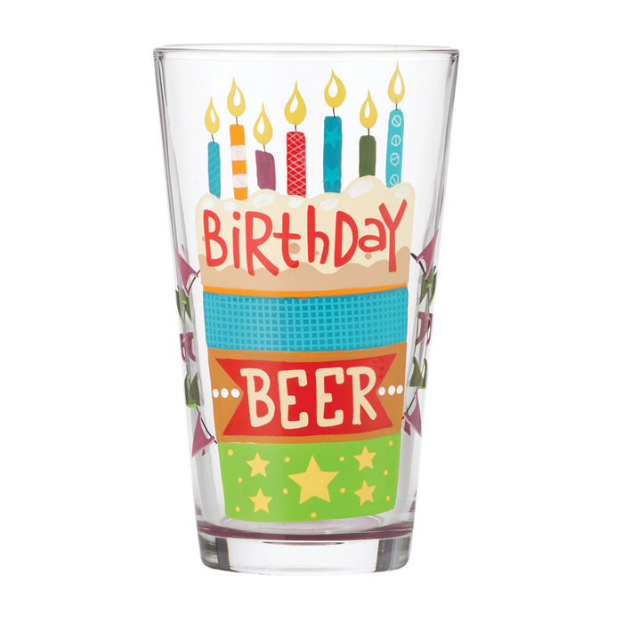 Birthday Beer Pint Glass