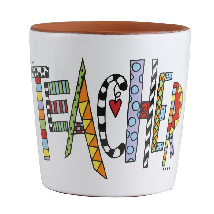 CUPPA DOODLES TEACHER PLANTER