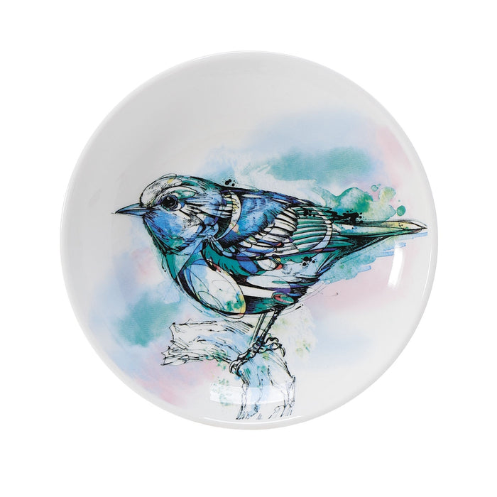 Blue Bird Appetizer Plate