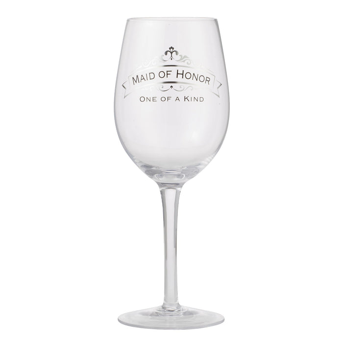 Maid of Honor Wine Glass