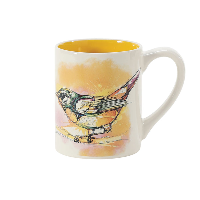 Gold Bird Mug