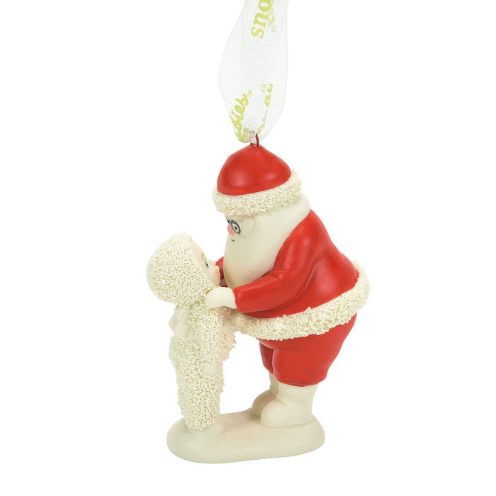 A Visit with Santa ornament