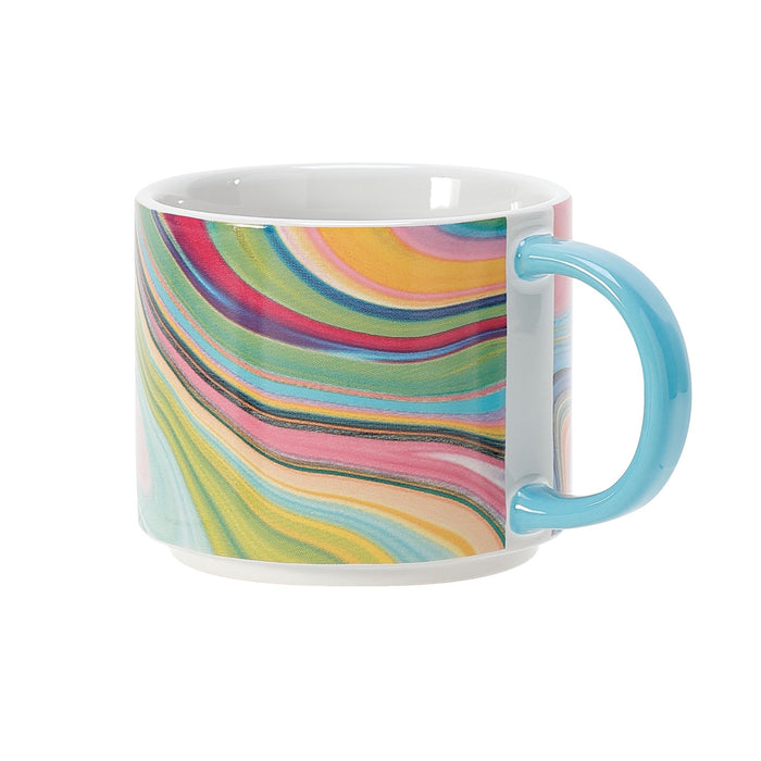 Blue Groove Stacking Mug