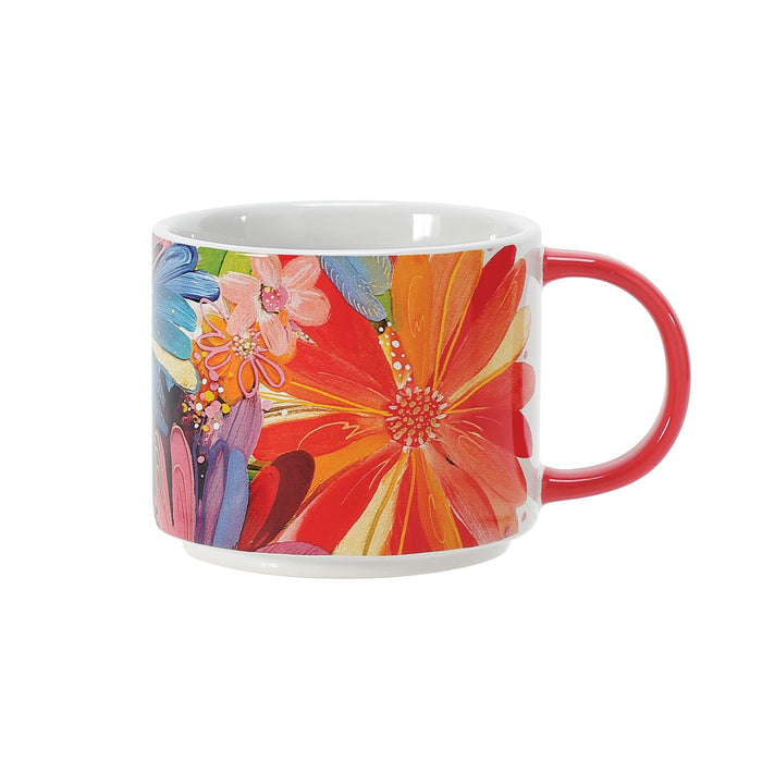 Red Garden Stacking Mug