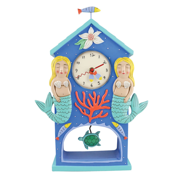 Beach Time Mantle Clock