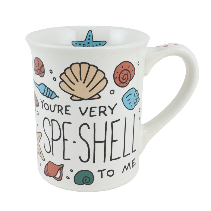 VERY SPE-SHELL TO ME MUG