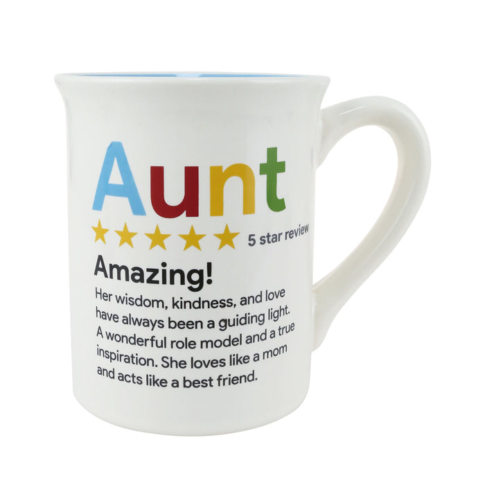 AUNT 5 STAR REVIEW MUG