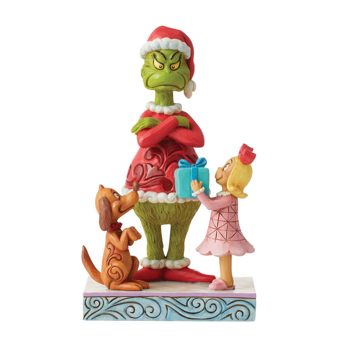 Max,Cindy Giving Gift toGrinch