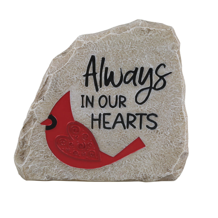 Caring Cardinals Garden Stone