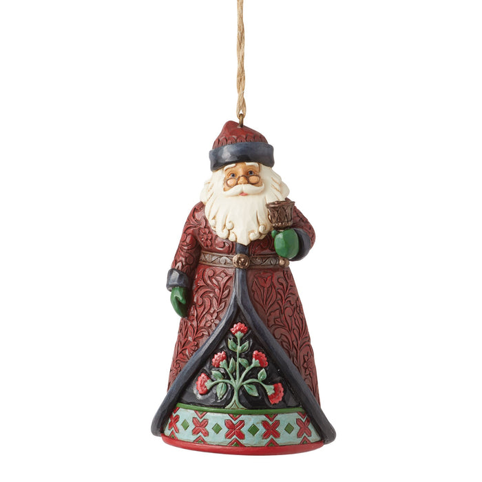 Holiday Manor Santa Bell Orn